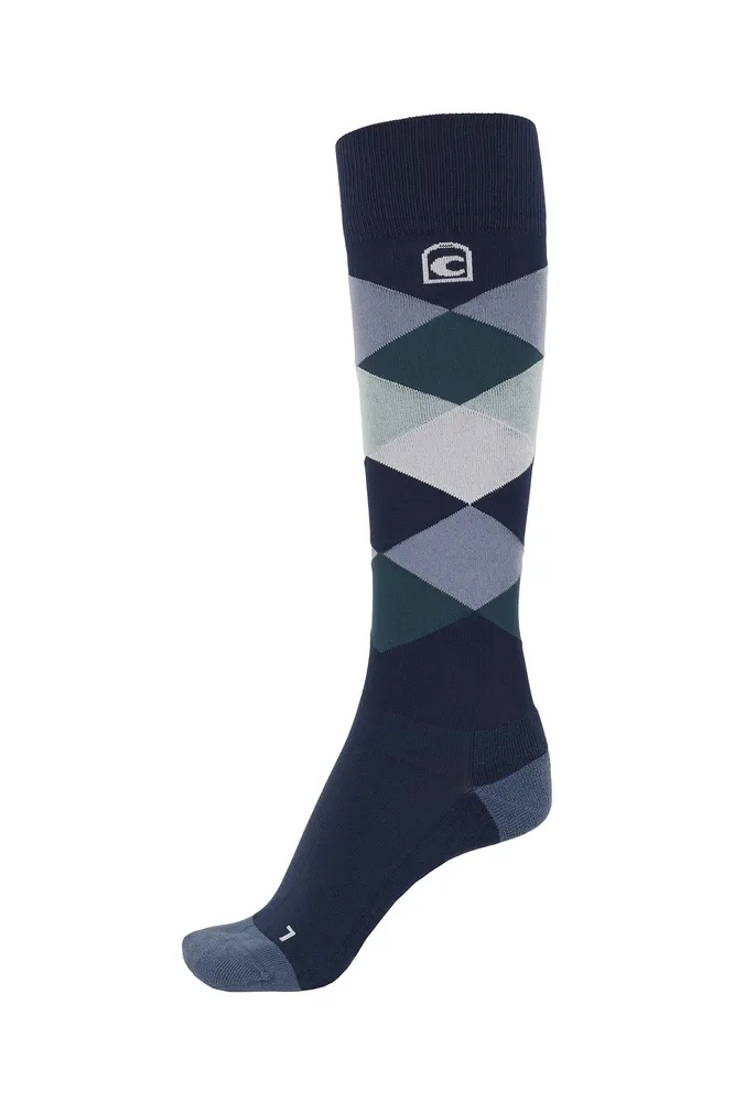 CAVALSYDNEY Riding Socks Dark Blue 38