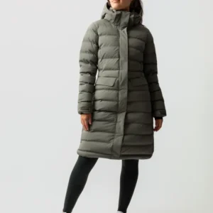 Celeste Giacca parka impermeabile da donna Mulled basil 40
