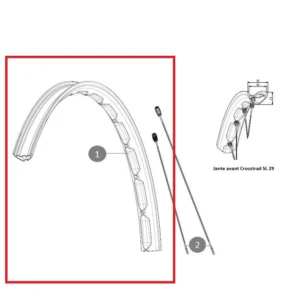Cerchio posteriore MAVIC CROSSTRAIL SL 29