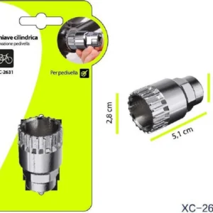 Chiave Cilindrica Strumento Rimozione Riparazione Pedivella Pedale Bici Xc-2631