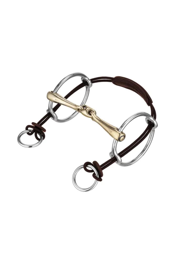 Cinghia per morsi gag, pelle Brown 45 cm