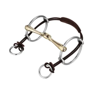 Cinghia per morsi gag, pelle Brown 45 cm