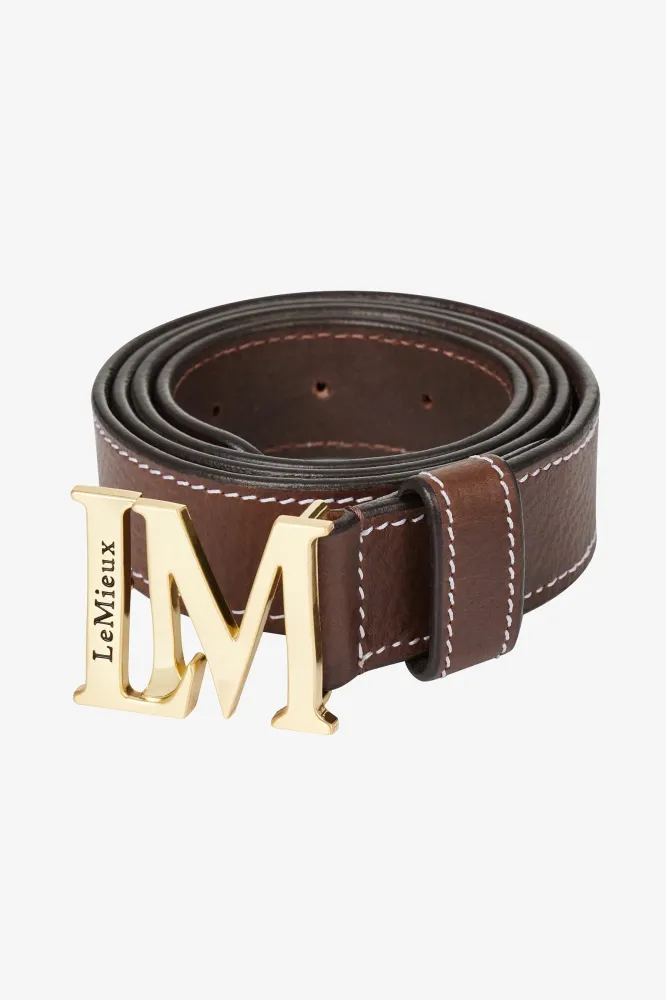 Cintura monogramma LeMieux Brown XS