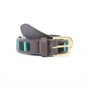 Cintura realizzata mano con perline Black S