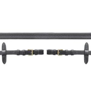 Cinturino gomma Neo Schockemöhle Sports, fibbia Black/Gold F