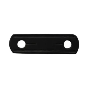 cinturino pelle nero, per staffe Peacock Metall Taglia unica