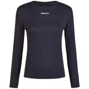 Classic Sport SS26 Maglia donna costine maniche lunghe Navy L