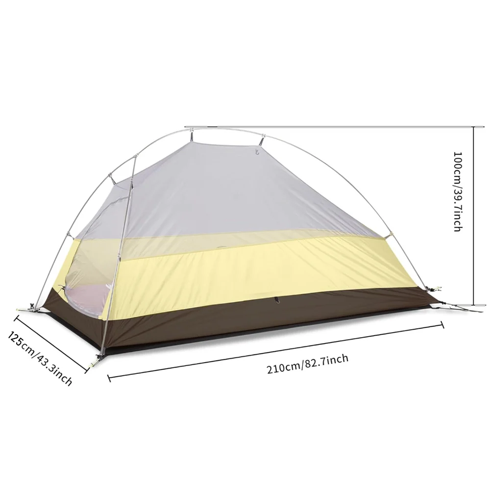 Cloud Up Pro 2 - Tenda leggera 20D per due persone