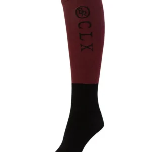 CLX calze da equitazione (set da 3) Carbernet Taglia unica