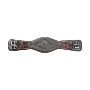 Comfort Soft Leather Dressage Girth con elastico Brown 50 cm