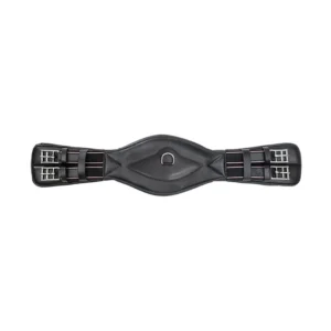 Comfort Soft Leather Dressage Girth con elastico Black 75 cm