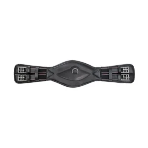 Comfort Soft Leather Dressage Girth con elastico Black 85 cm
