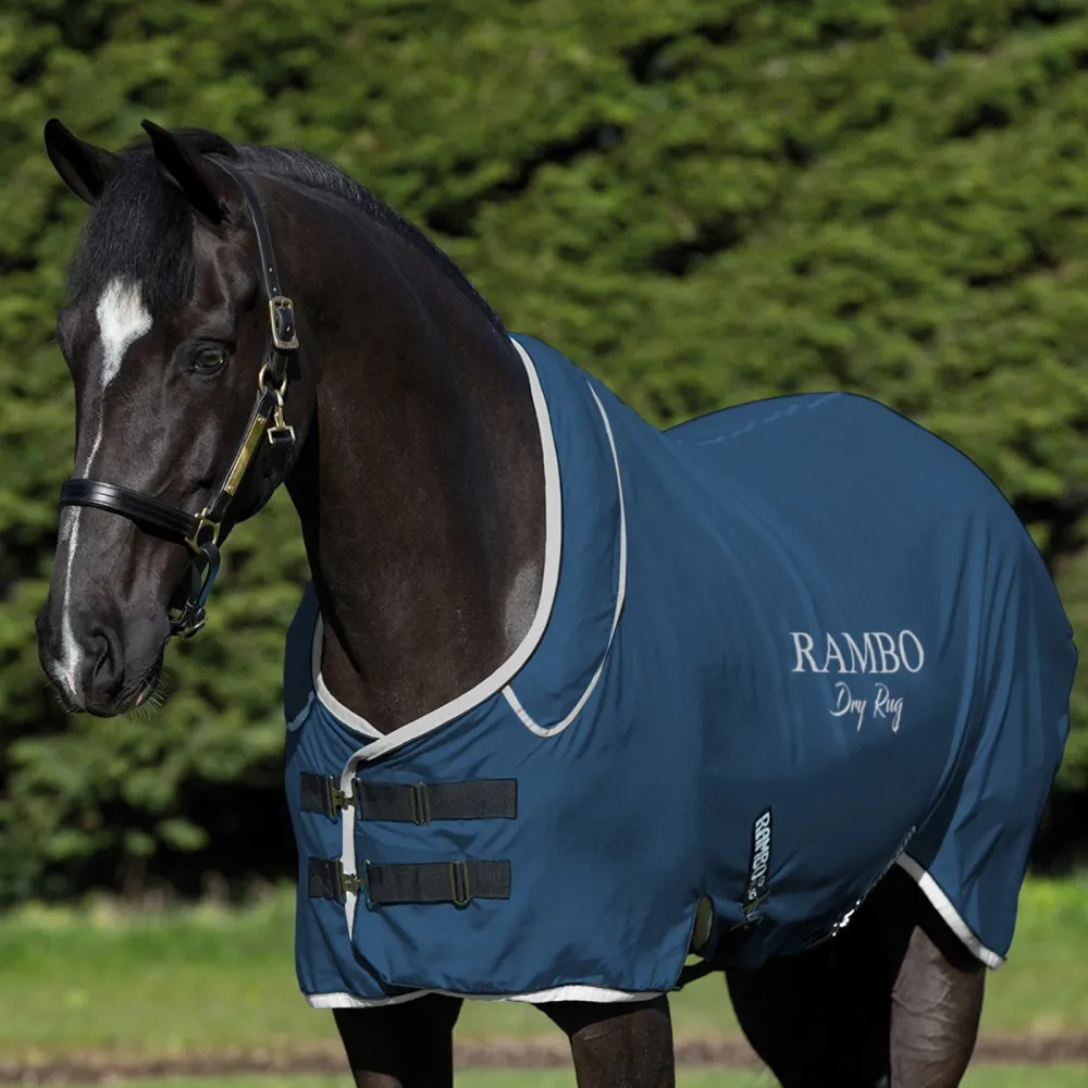 Coperta Rambo Dry Supreme Dark Blue/Silver M