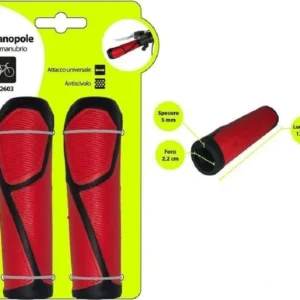 Coppia Manopole Per Manubrio Sterzo Bicicletta Universale Antiscivolo Xc-2603