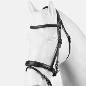 Deauville testiera da salto con moschettoni Black X-Full