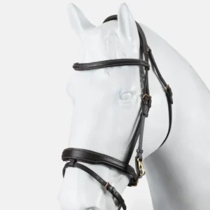 Deauville testiera da salto con moschettoni Brown F