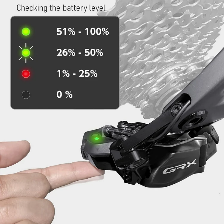 Deragliatore posteriore GRX Di2 RD-RX825