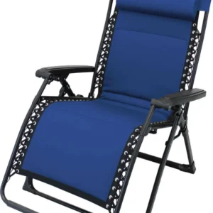 DIVES - sdraio pieghevole xl acciaio Blu Milani Home