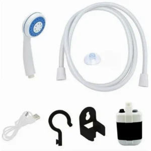 Doccia Portatile Batterie Ricaricabile Per Camping Barca Con Pompa Elettrica