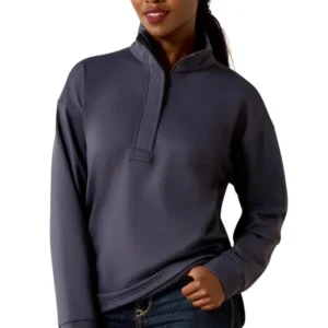 Donna Breeze Logo 1/2 Zip felpa Ombre Blue L