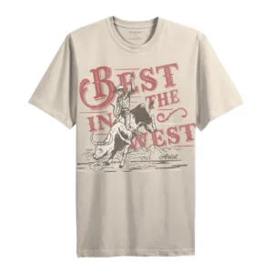 Donna Bull Rider Arched t-shirt French Oak XL