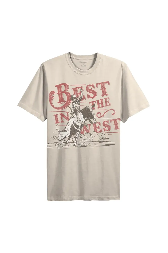 Donna Bull Rider Arched t-shirt French Oak XL