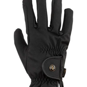 Durable Pro guanti da equitazione caldi Black 9