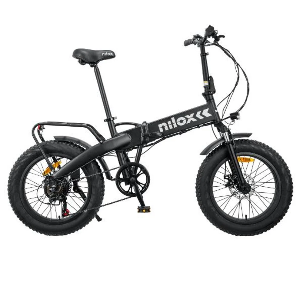 E-Bike Nilox J4 30NXEB207V001V2 Motore Brushless High Speed da 36V 250W Batteria Removibile LG da 36 V 8 Ah Gomme Fat da 2...