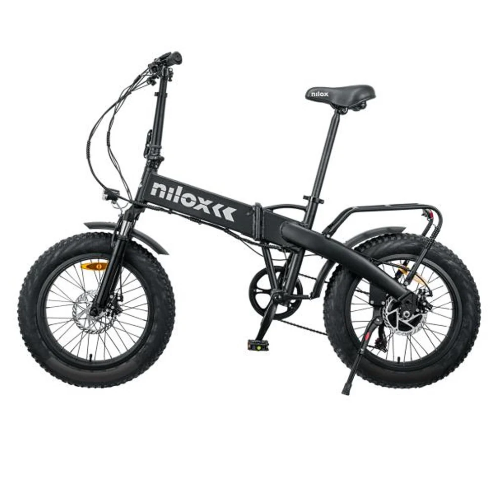E-Bike Nilox J4 30NXEB207V001V2 Motore Brushless High Speed da 36V 250W Batteria Removibile LG da 36 V 8 Ah Gomme Fat da 2...
