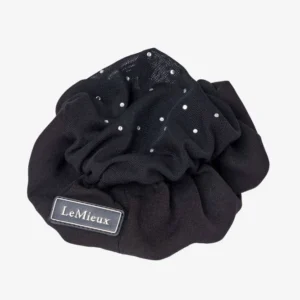 elastico per capelli con cristalli e retina per capelli Black/Black Taglia unica