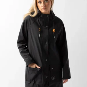 Elise Impermeabile con fodera imbottita Caviar black 34