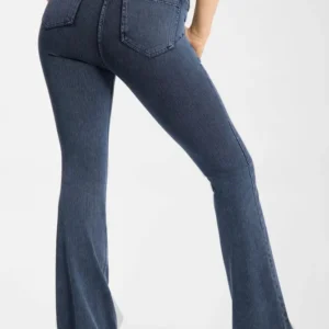Emery leggins da equitazione western da donna, bootcut e effetto denim Denim Blue 44 Regular