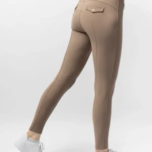 Enya Pantaloni da equitazione Fullgrip Thermo Mud brown 42