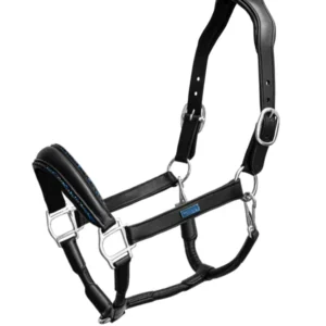 Cavezza Anatomica Pelle Glimmer Blue Meadow Equestrian Stockholm