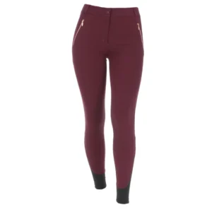 EQUITHÈME Pantaloni da Equitazione Kenya Prugna