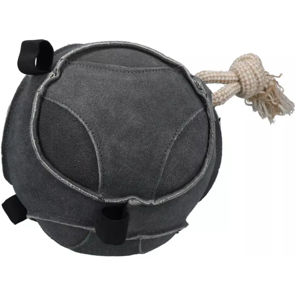 Excellent Palla da gioco per cavalli Suede Grigio