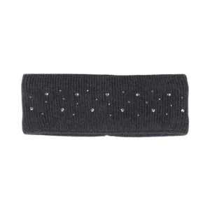 Fascia per la testa con strass Cinder Grey 53-55