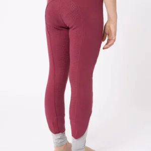 Felicia leggins da equitazione con full seat per bambini dry rose 134-140