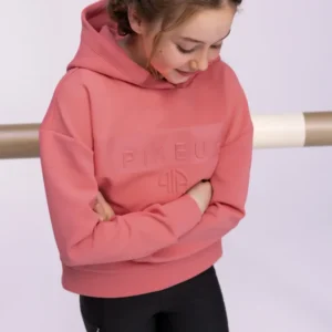 Felpa con cappuccio Athleisure da donna Salmon Pink 40