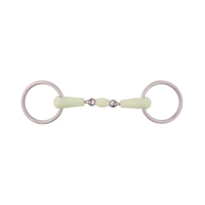 filetto ad anelli liberi Applemouth, doppio snodo, 18 mm Silver 125 mm
