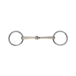 filetto da briglia ad anelli liberi, snodo semplice, 14 mm, Sensogan 145 mm