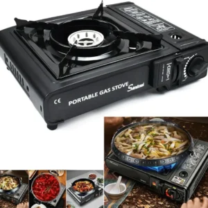 Fornello Acciaio Gas Q-ws155 Campeggio Casa Portatile 2900w Piano Cottura Cucina
