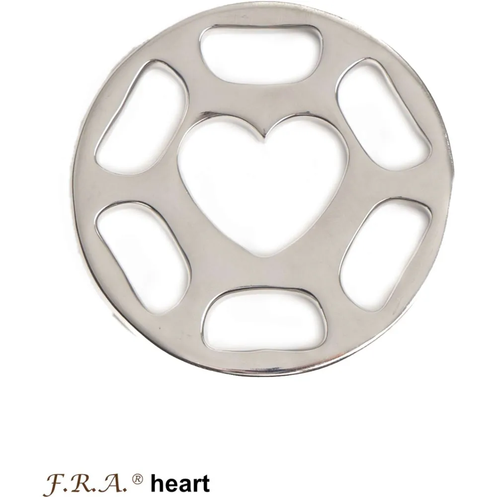 F.R.. Hackamore Heart Acciaio