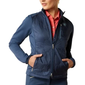 Fusion giacca isolata da donna Dark Denim M