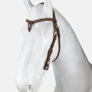 Futurity testiera western con cavezza annodata e conchos Tabbaco F