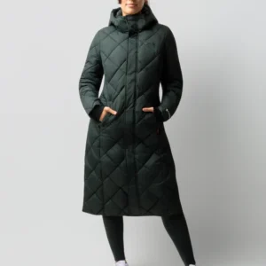 Gem Cappotto imbottito leggero da donna Scarab green 46