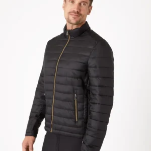 Giacca imbottita leggera, uomo Black M