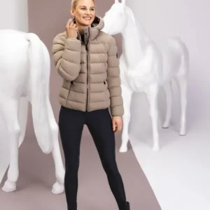 Giacca trapuntata da donna Athleisure Beige 38