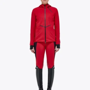 giacca vento softshell da donna Red L