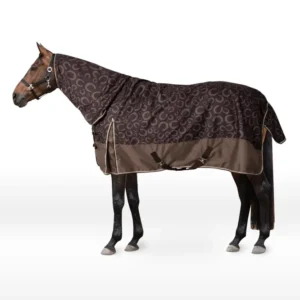Glasgow Coperta leggera da turnout con collo intero, 0g Choclate Plum 155